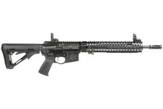 Spike's Tactical Crusader Rifle features a 14.5 inch barrel with pinned Dynacomp muzzle brake